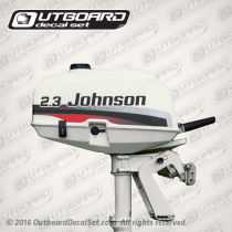 1997 Johnson 2.3 hp decal set 0115436