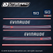 1989 1990 1991 Evinrude 50 hp VRO decal set 0283760 0283762 0283816 0283912 