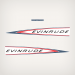 1964 Evinrude 28 hp decal set 28402-03-52