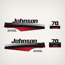 1998 Johnson 70 hp FourStroke Electronic Fuel Injection decal set 