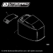 1996-1998 Mercury 175 hp Nitro Series decal set 809851A96, 827328A7, 827328A8