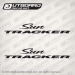 2015 Sun Tracker lettering decal set
