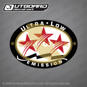 Honda California 3 Stars Ultra-Low emission decal