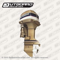 1975 Evinrude 135 hp decal set 0279816, 0279818, 0279819, 0279652, 0279699, 0279734