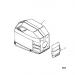 1993-1997 Mercury Racing F2 SST120 top cowl 817704A22, 817706A3, 817704A23, 817706A4 diagram 8939