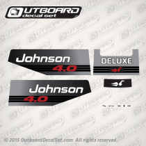 1992 1993 1994 Johnson 4.0 hp deluxe decal set 0435606