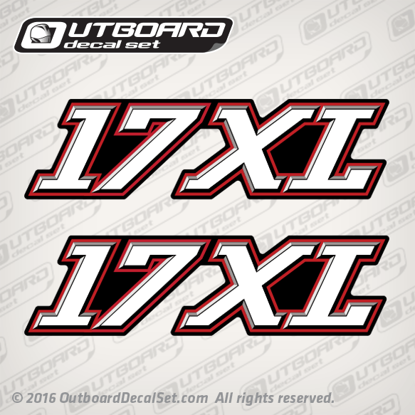 2002-2008 Stratos 17XL decal set