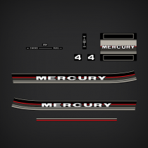 1986-1987 Mercury 4 hp decal set (Outboards)