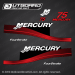 2000-2005 MERCURY 75 hp FourStroke decal set 804855A00 