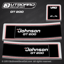1989 - 1990 Johnson GT 200 decal set 0433168