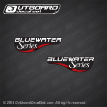Mercury Bluewater series decal set Red