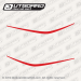 2007 2008 Evinrude red stripe port-stbd decal set, 0215737 RED STRIPE, 0215738 RED STRIPE 