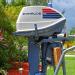 1973 Evinrude 6 hp Fisherman side decals preview