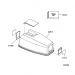1989-1991 Evinrude 48 hp SPL motor cover 0283515diagram 432889